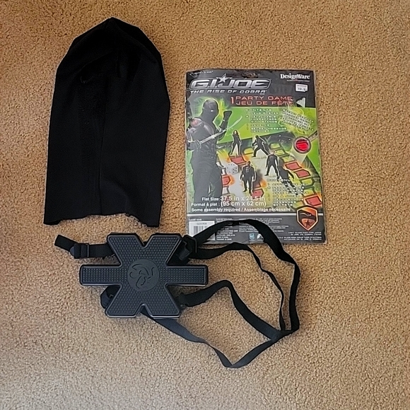 GI JOE THE RISE OF THE COBRA 1) party game 2) back pack 3) mask no charge - Picture 1 of 2